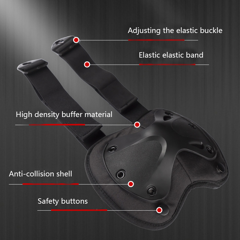 야외 전술 보호 기어 세트, 무릎 패드 4 개, 팔꿈치 - Mountain Biking Elbow Pads 리뷰 및 가격