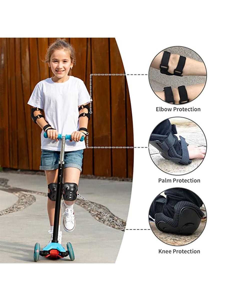 3-15세 어린이를 위한 6PCS 보호 장비 세트, 스 - Mountain Biking Elbow Pads 리뷰 및 가격