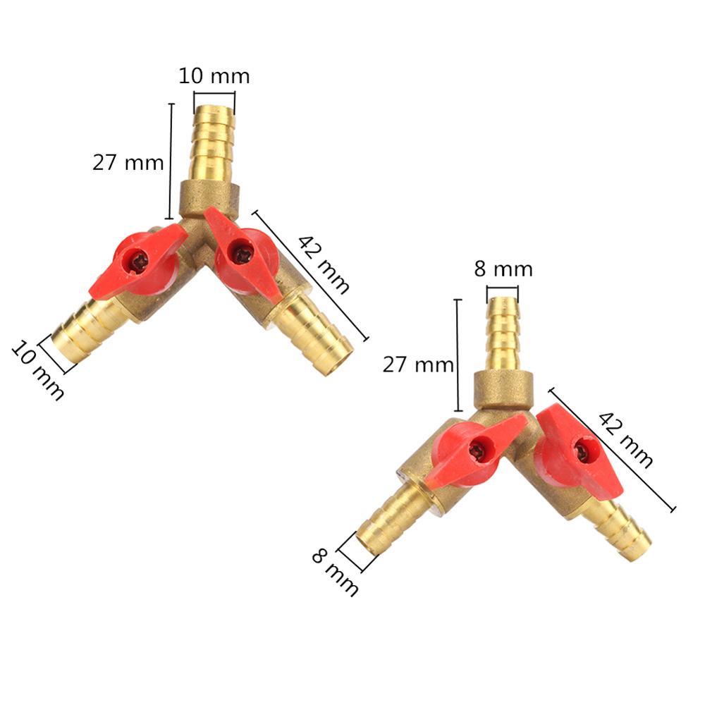 6 8 10mm 호스 바브 Y 유형 3 3 방향 황동  - Spoke Nipple Brass 리뷰 및 가격